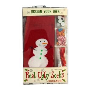 NWT Soxland Design Your Own Real Ugly Socks Kit 9-11